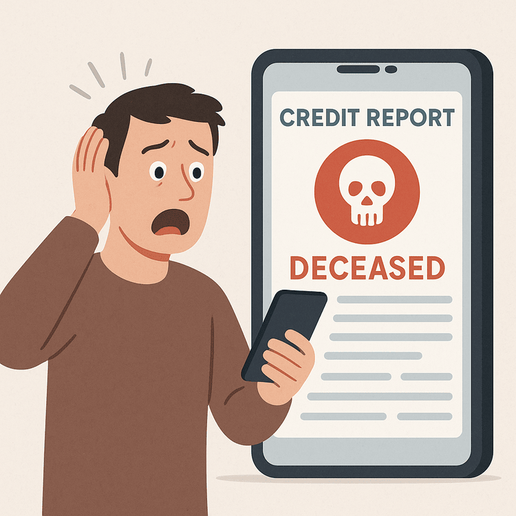 Wrongly Listed as Deceased on Your Credit Report? We Can Help.