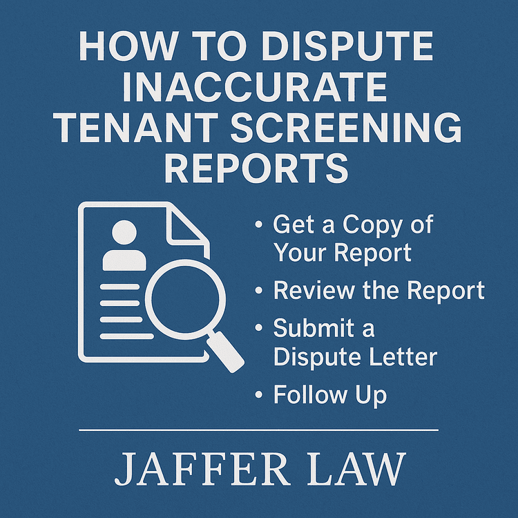 How to Dispute Inaccurate Tenant Screening Reports