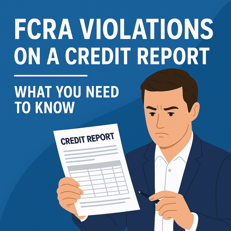 FCRA Violations on a Credit Report: What You Need to Know